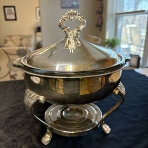 Vintage FB Rogers Silver Plate Chafing Dish